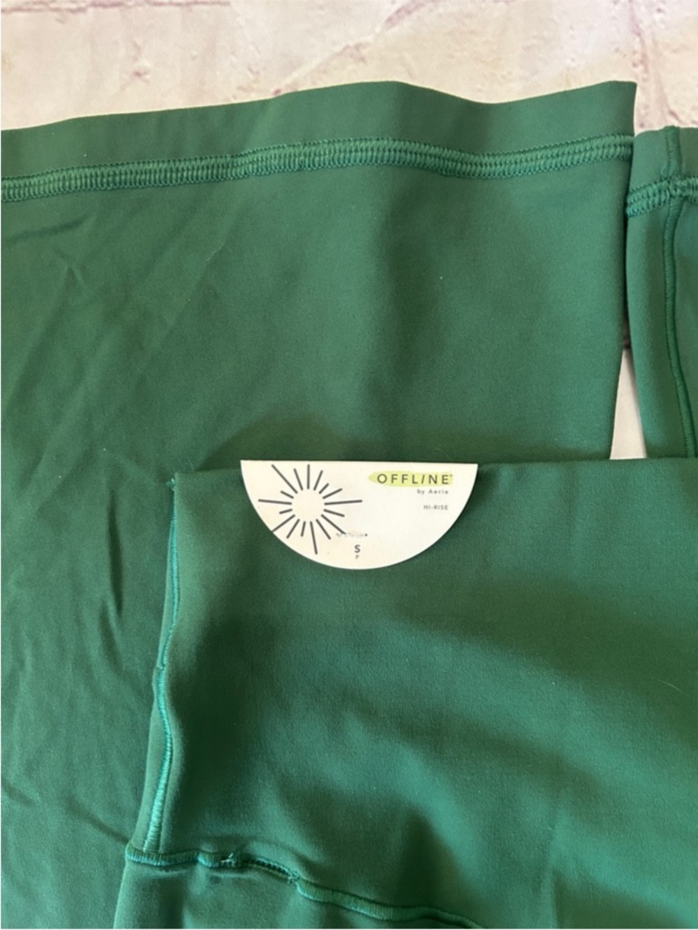 Offline By Aerie NWT Matching Set Cropped Tank & Flare pants Hunter Green Small - Picture 8 of 10